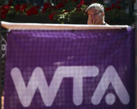 Sara Errani in lacrime